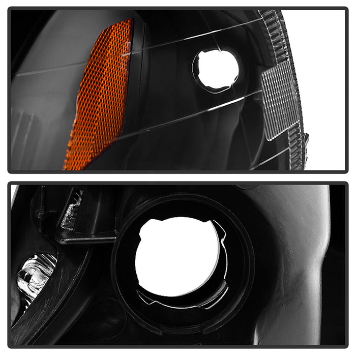 Spyder Auto 5014382 XTune Crystal Headlights; Black; - Truck Part Superstore