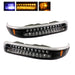 Spyder Auto 5014566 XTune Bumper Lights; Amber; Black; - Truck Part Superstore