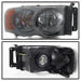 Spyder Auto 5014757 XTune Crystal Headlights; Amber; Smoke; - Truck Part Superstore