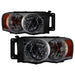Spyder Auto 5014757 XTune Crystal Headlights; Amber; Smoke; - Truck Part Superstore