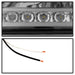 Spyder Auto 5014801 XTune Crystal Headlights; w/Clear LED Corners; Smoke; - Truck Part Superstore