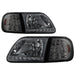 Spyder Auto 5014801 XTune Crystal Headlights; w/Clear LED Corners; Smoke; - Truck Part Superstore