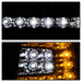 Spyder Auto 5014801 XTune Crystal Headlights; w/Clear LED Corners; Smoke; - Truck Part Superstore