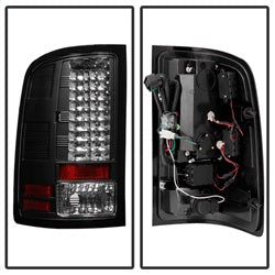 Spyder Auto 5014948 LED Tail Lights; Uses Stock Bulbs; Pair; Black; - Truck Part Superstore