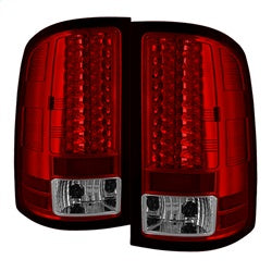 Spyder Auto 5014955 LED Tail Lights; Uses Stock Bulbs; Pair; Red/Clear; - Truck Part Superstore