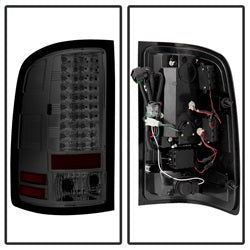 Spyder Auto 5014962 LED Tail Lights; Uses Stock Bulbs; Pair; Smoke; - Truck Part Superstore