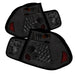 Spyder Auto 5015068 LED Tail Lights; Uses Stock Bulbs; Red Fog Light Bulb Not Included; Pair; Smoke; - Truck Part Superstore