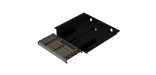 Carr 501520 WTS; 24" Retractable Step (Undermount,Ext Flat Surf); XP3 Blk /Glvznd - Truck Part Superstore
