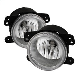 Spyder Auto 5015372 OEM Fog Lights; Bulbs Included; w/Switch; Pair; Clear; - Truck Part Superstore