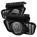 Spyder Auto 5015556 LED Fog Lights; Bulbs Included; w/Switch; w/o Body Cladding; Pair; Clear; - Truck Part Superstore