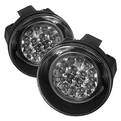 Spyder Auto 5015570 LED Fog Lights; Bulbs Included; w/Switch; Pair; Clear; - Truck Part Superstore
