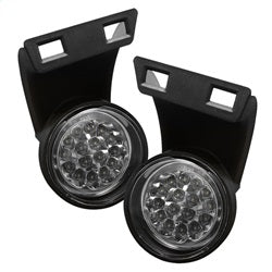 Spyder Auto 5015617 LED Fog Lights; Bulbs Included; Pair; Clear; - Truck Part Superstore