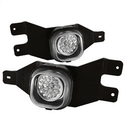 Spyder Auto 5015648 LED Fog Lights; Bulbs Included; w/Switch; Pair; Clear; - Truck Part Superstore