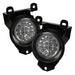 Spyder Auto 5015662 LED Fog Lights; Bulbs Included; Pair; Clear; - Truck Part Superstore