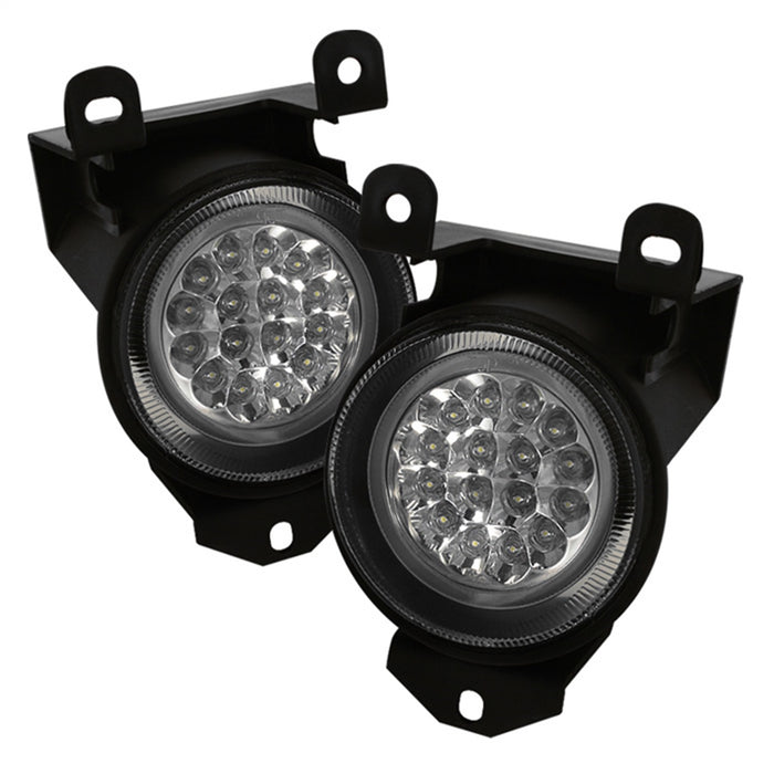 Spyder Auto 5015662 LED Fog Lights; Bulbs Included; Pair; Clear; - Truck Part Superstore