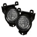 Spyder Auto 5015662 LED Fog Lights; Bulbs Included; Pair; Clear; - Truck Part Superstore