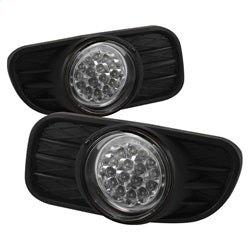 Spyder Auto 5015693 LED Fog Lights; Bulbs Included; Pair; w/Switch; Clear; - Truck Part Superstore