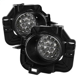 Spyder Auto 5015723 LED Fog Lights; Bulbs Included; w/Switch; Pair; Clear; - Truck Part Superstore