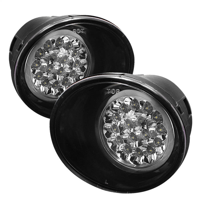 Spyder Auto 5015747 LED Fog Lights; Bulbs Included; w/Switch; Pair; Clear; - Truck Part Superstore