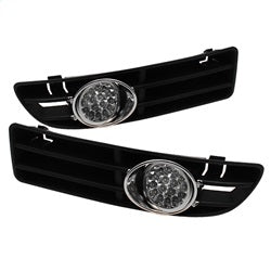 Spyder Auto 5015778 LED Fog Lights; Bulbs Included; w/Switch; Pair; Clear; - Truck Part Superstore