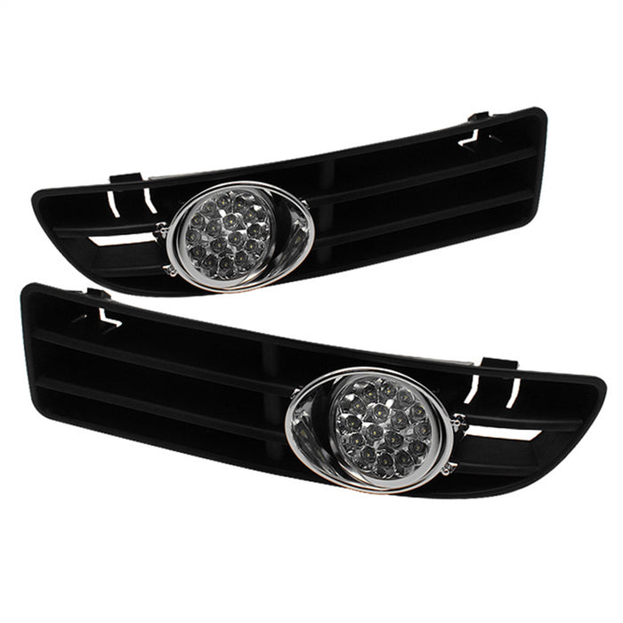 Spyder Auto 5015778 LED Fog Lights; Bulbs Included; w/Switch; Pair; Clear; - Truck Part Superstore