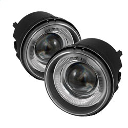 Spyder Auto 5015846 Halo Projector Fog Lights; Bulbs Included; w/Switch; Pair; Clear; - Truck Part Superstore
