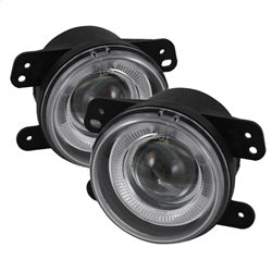 Spyder Auto 5015853 Projector Fog Lights; Uses Stock Bulbs; w/Switch; Pair; Clear; - Truck Part Superstore