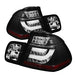 Spyder Auto 5015938 Light Bar Style LED Tail Lights; Uses Stock Bulbs; Pair; Black; - Truck Part Superstore