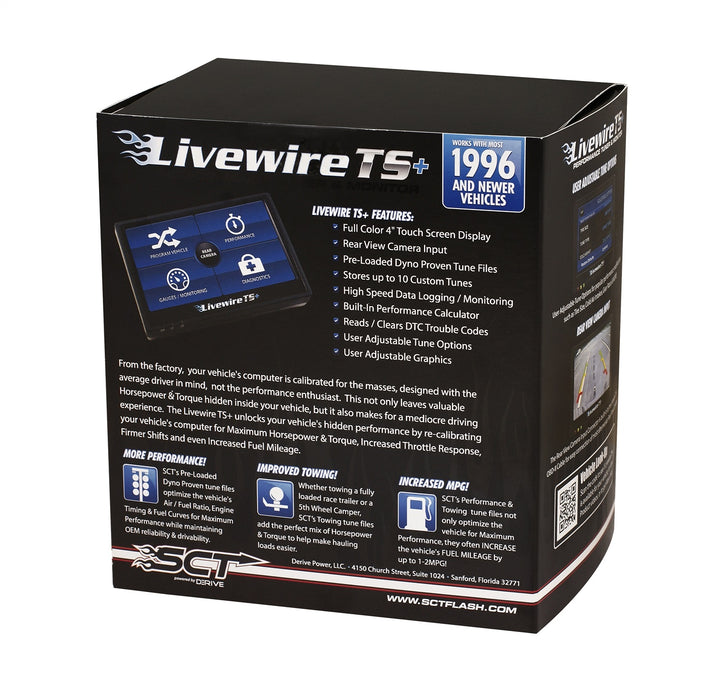 SCT Performance 5015P Livewire TS+ Performance Programmer And Monitor - Truck Part Superstore