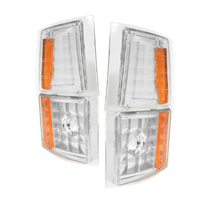 Spyder Auto 5016027 XTune Amber Corner Lights; 4 pc.; Euro; - Truck Part Superstore