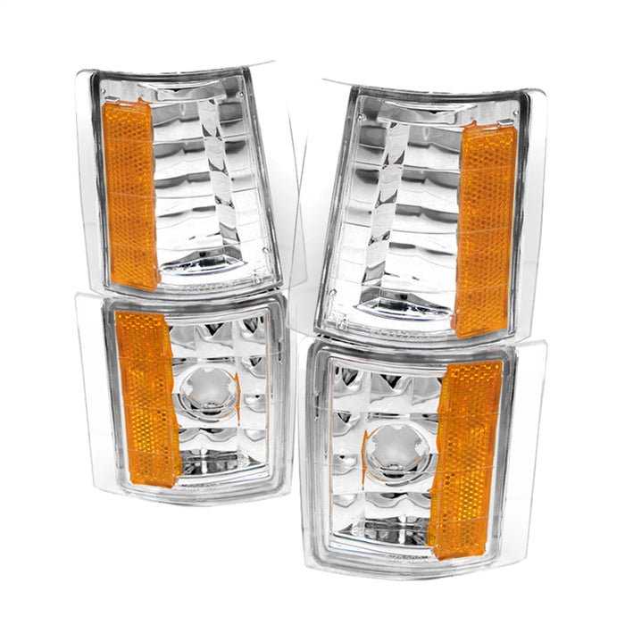 Spyder Auto 5016140 XTune Amber Corner Lights; 4 pc.; Euro; - Truck Part Superstore