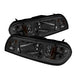 Spyder Auto 5016805 LED Crystal Headlights; 1 pc.; Uses T10 LED Ultra White LED Bulb; Pair; Black; - Truck Part Superstore