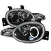 Spyder Auto 5017420 Halo Projector Headlights; Uses Stock Bulbs; Pair; Black; - Truck Part Superstore