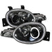 Spyder Auto 5017420 Halo Projector Headlights; Uses Stock Bulbs; Pair; Black; - Truck Part Superstore