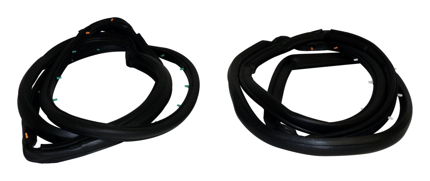 Crown Automotive Jeep Replacement 5017462K Door Weatherstrip Kit; For Models w/ Full Steel Doors; - Truck Part Superstore