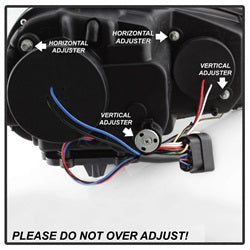 Spyder Auto 5017505 DRL LED Projector Headlights - Truck Part Superstore