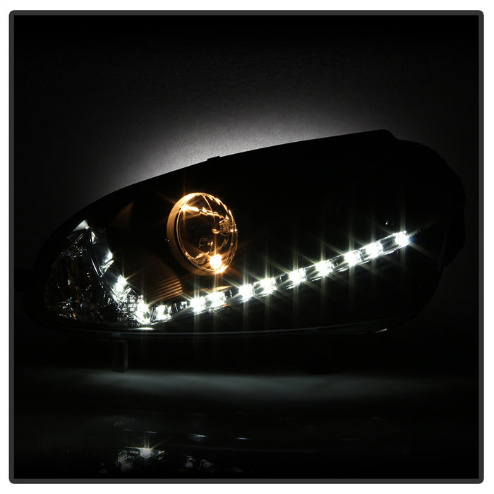 Spyder Auto 5017505 DRL LED Projector Headlights - Truck Part Superstore