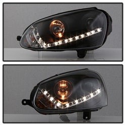 Spyder Auto 5017505 DRL LED Projector Headlights - Truck Part Superstore