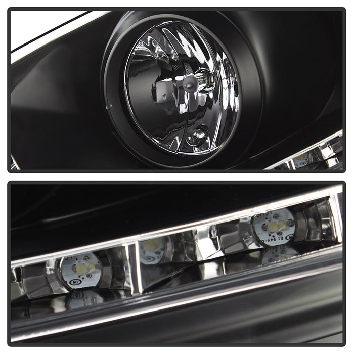 Spyder Auto 5017529 DRL LED Projector Headlights - Truck Part Superstore