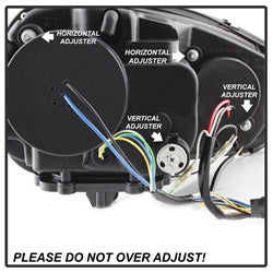 Spyder Auto 5017529 DRL LED Projector Headlights - Truck Part Superstore