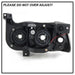 Spyder Auto 5017628 XTune LED Crystal Headlights; Chrome; - Truck Part Superstore