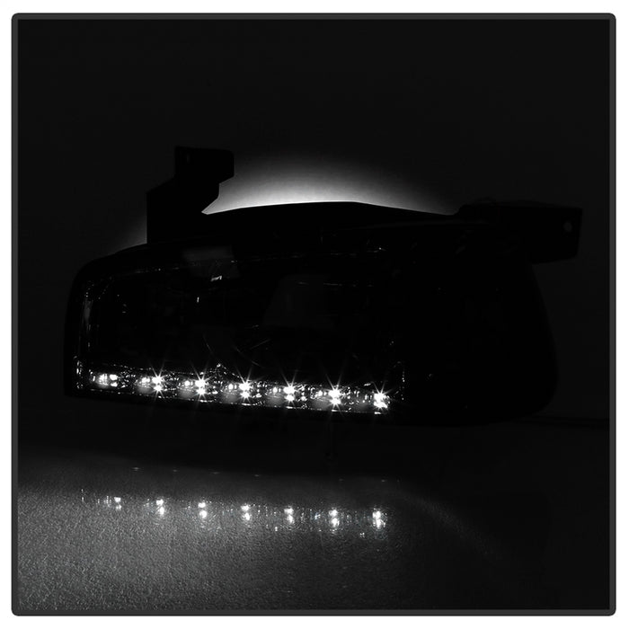 Spyder Auto 5017628 XTune LED Crystal Headlights; Chrome; - Truck Part Superstore