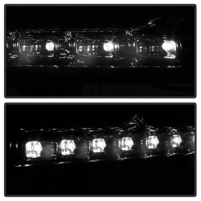 Spyder Auto 5017628 XTune LED Crystal Headlights; Chrome; - Truck Part Superstore