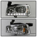 Spyder Auto 5017628 XTune LED Crystal Headlights; Chrome; - Truck Part Superstore