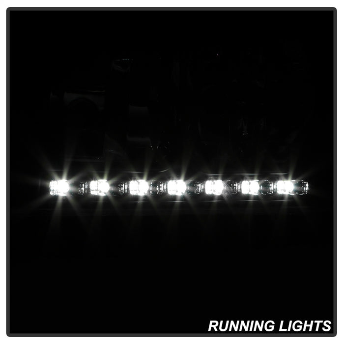Spyder Auto 5017635 XTune LED Crystal Headlights; Black; - Truck Part Superstore