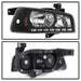 Spyder Auto 5017635 XTune LED Crystal Headlights; Black; - Truck Part Superstore