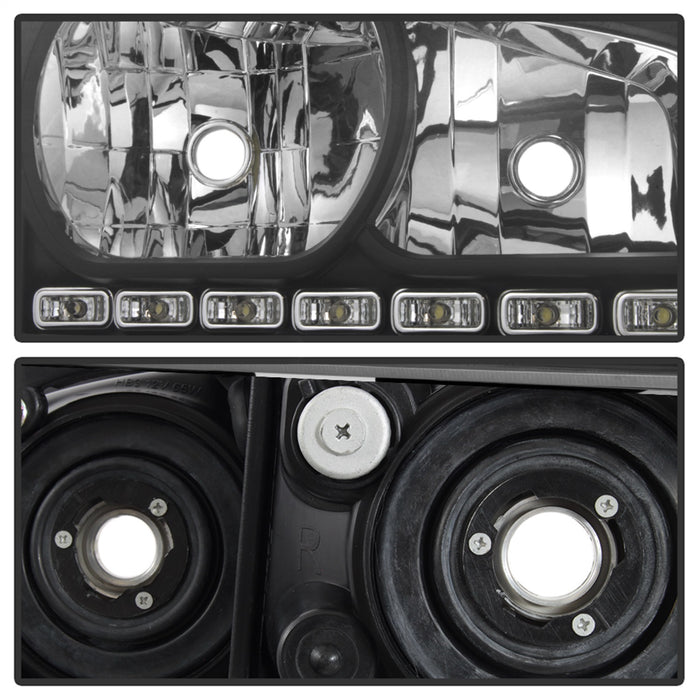 Spyder Auto 5017635 XTune LED Crystal Headlights; Black; - Truck Part Superstore