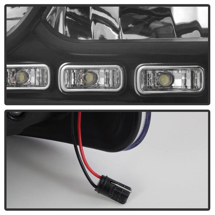 Spyder Auto 5017635 XTune LED Crystal Headlights; Black; - Truck Part Superstore