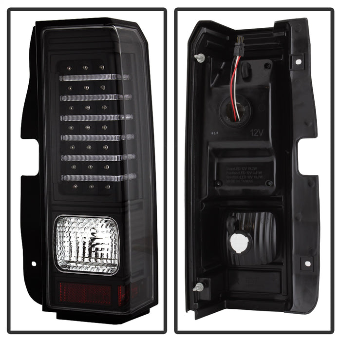 Spyder Auto 5017697 XTune LED Tail Lights; Black; - Truck Part Superstore