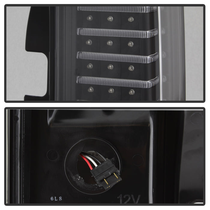 Spyder Auto 5017697 XTune LED Tail Lights; Black; - Truck Part Superstore